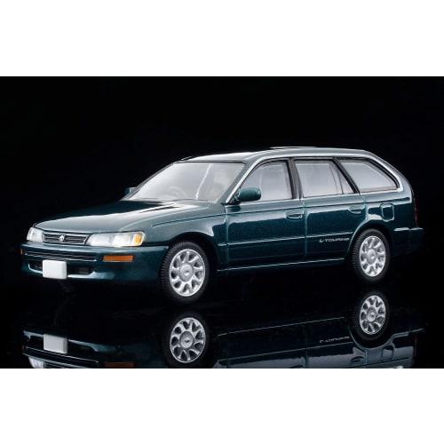 Tomytec Tomica Limited Vintage Neo 1/64 Scale LV-N287b Toyota Corolla Wagon L Touring (Green, 1996 Model) - Finished Product