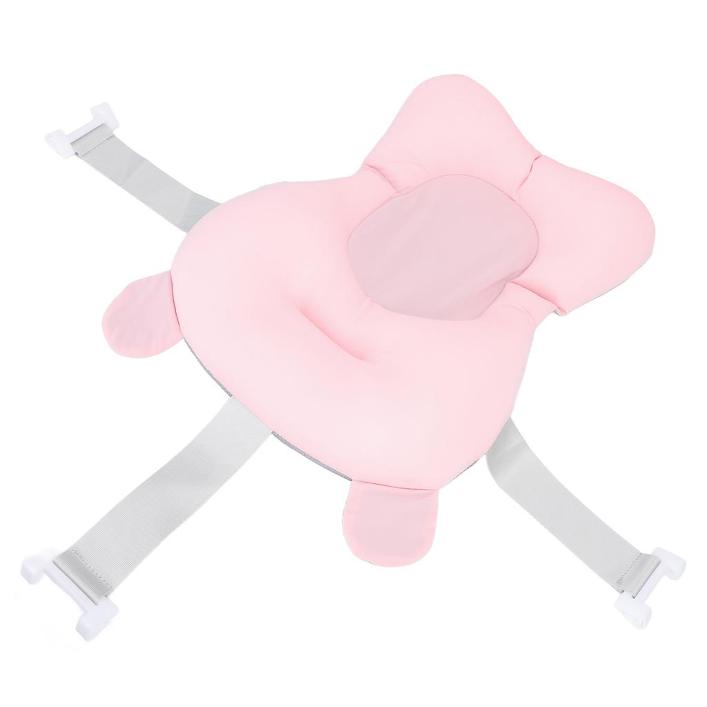 Baby Bath Cushion Pad 3 Points Support Floating Mat Slipless Mesh Seat Shower Bath Tub Pad For Newborn Infant