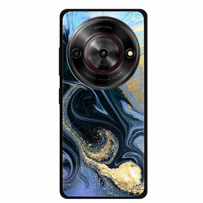 For ZTE Blade A75 5G Case Luxury Marble Silicone Soft Phone Cover for ZTE Blade A75 5G Protective TPU Back Shell Coque Capa A 75