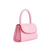 By Far Mini Croco Vintage Embossed European Fashion Magnetic Closure Leather Handbag Shoulder Bag Small Women handbags Pink 21FWMINAVNESMA