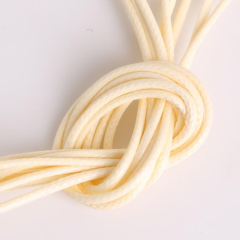 Korean Waxed Rope for DIY Jewelry - 1-2mm Colorful Necklace & Bracelet Cord