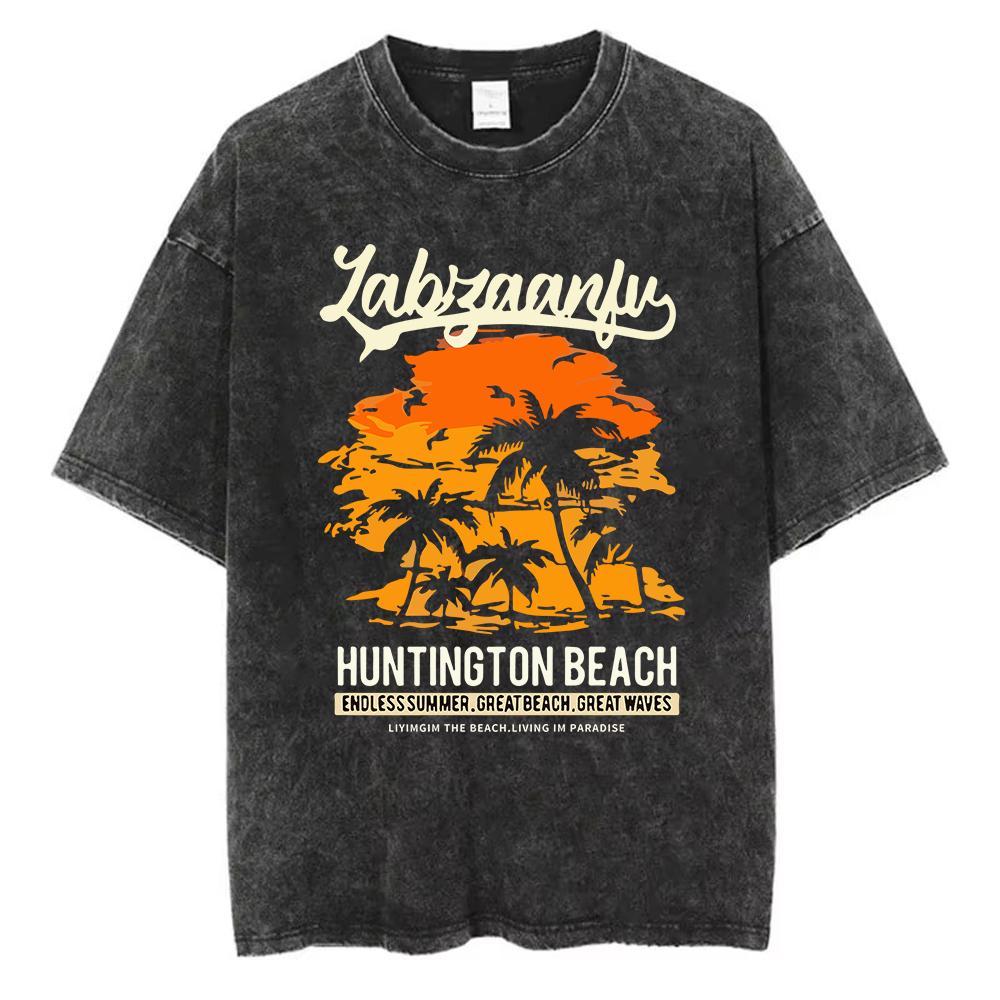 Christian Summer Womens Washed T Shirt Loose Version Casual T Shirt Cotton Christian Vintage T Shirt YK Harajuku Style Unisex
