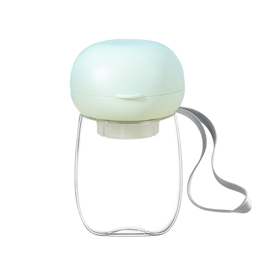 

300 мл ПЭТ бутылка для воды Портативная миска для кормления питомца Зоотовары Чашка для питья питомца Щенок зелёный