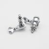 1set Guitar Tuner Electric Guitar Tuning pegs 22 Tooth Lock String Small Fishtail Handle Chrome
