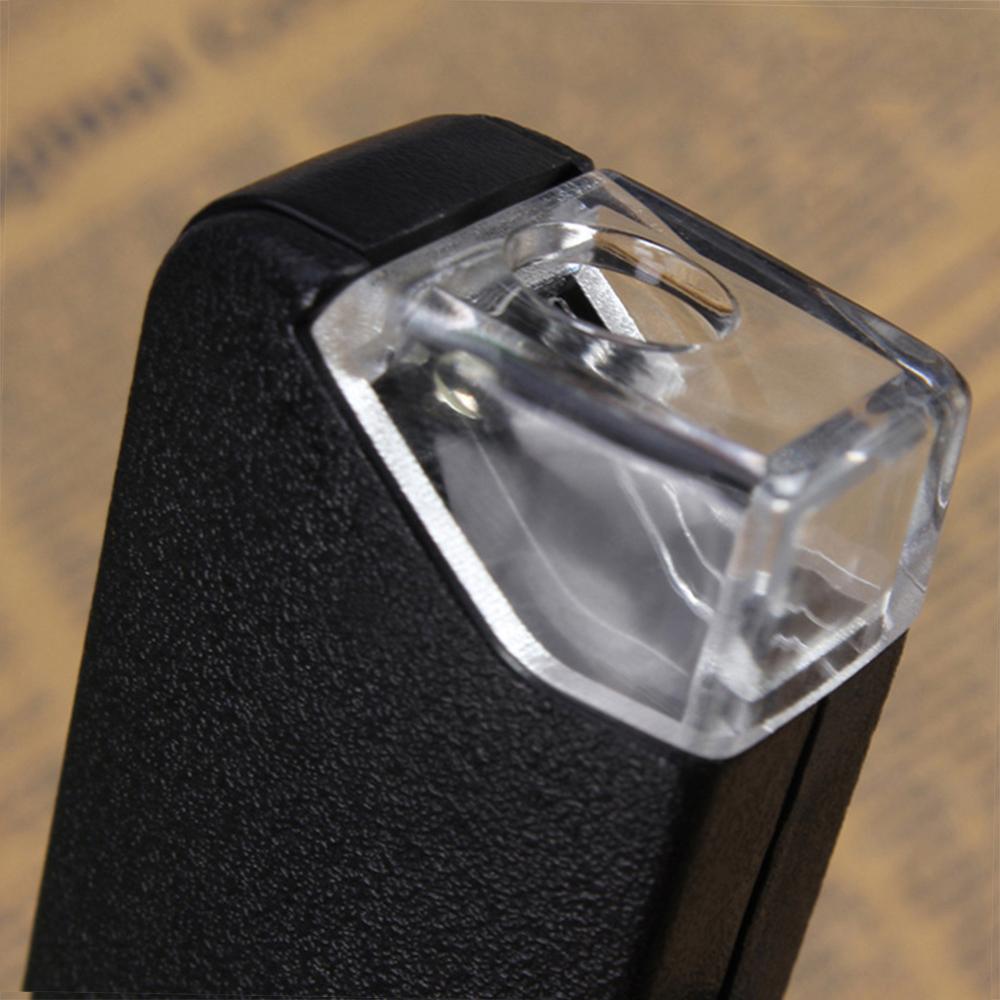 Mobile Phone Portable Microscope 60x 100x LED Lighted Pocket Microscope Optical Glass Lens Mini Portable