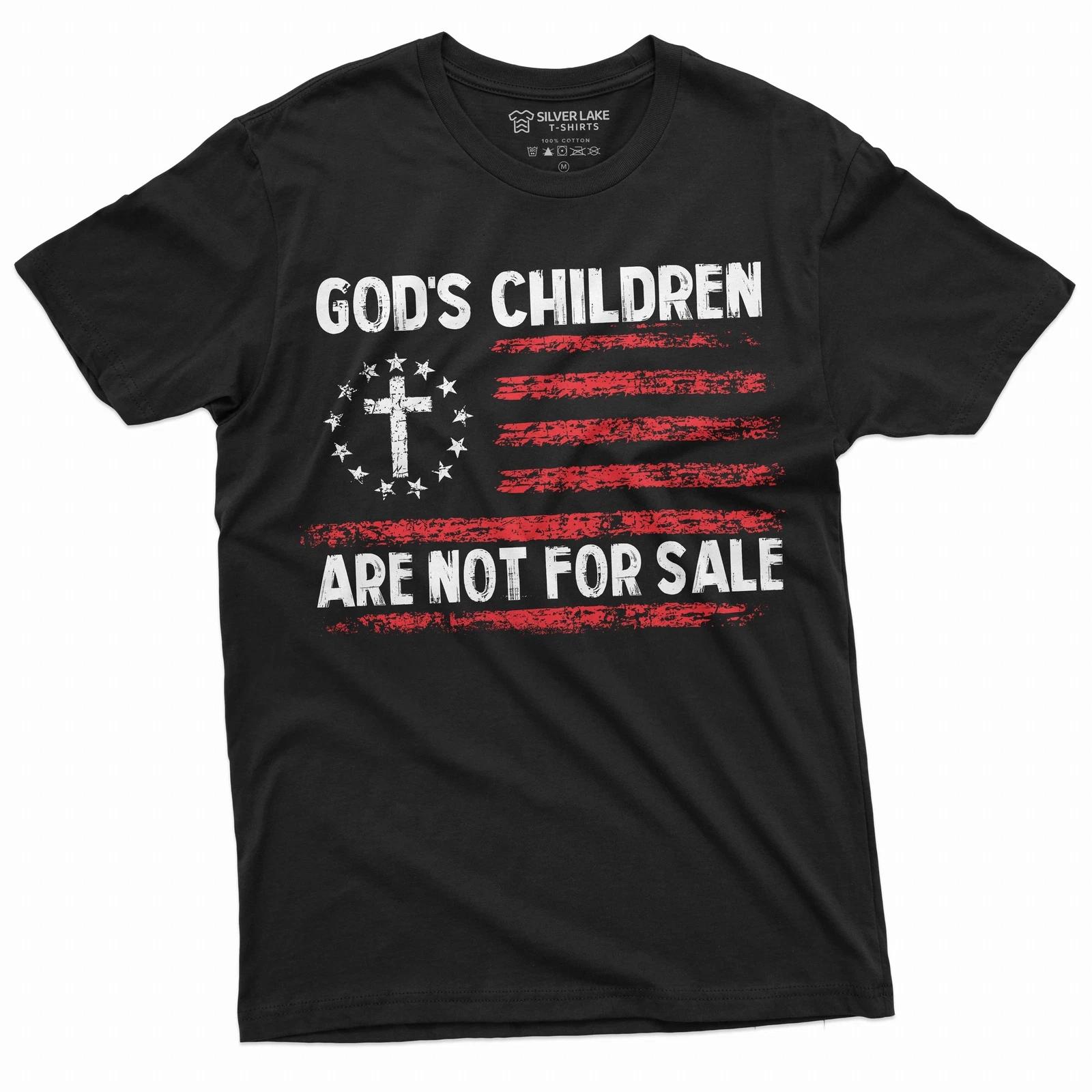 god s children are not for sale shirt funny political Tee christian quote shirt L
