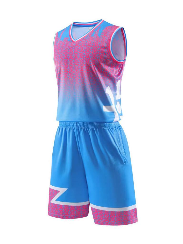 Speedy Custom Basketball Training Vest: Unisex Children's & Men's Printed Jersey Set with Team Numbers.