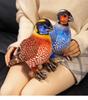 Cross-Border Simulation Pearl Chicken Plush Toy: Cute Wild Chicken Ornament for Children's Activities and Gifts