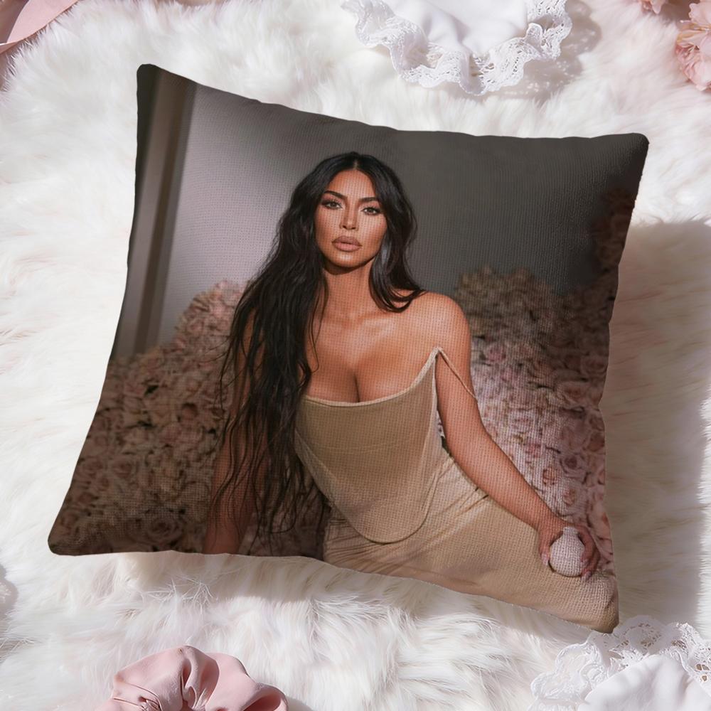 K-Kim K-KardashianS Cushion Cover Premium Comfort Reversible Pillow Cove -Two in One Design for Any Room & Car Interior