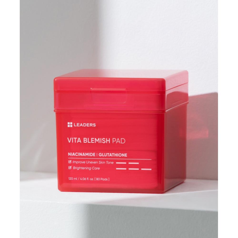 Leaders Cosmetics [main Item+refill] Leaders Blemish Trace Pad 120ml  80 Sheets+80 Sheets 