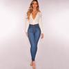 High Waist Skinny Stretchy Jeans for Women Plus Size Denim Jeggings Trousers