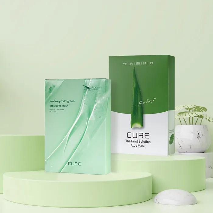 [Kim Jungmoon Aloe] Cure Phyto Ampoule Mask Pack Season 5 + The First Mask Pack Total 20 Sheets