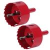 2PCS 53mm Hole Saw Round Beehive Vent Hole Opener Drilling Cutter Tool Beekeeping Tool