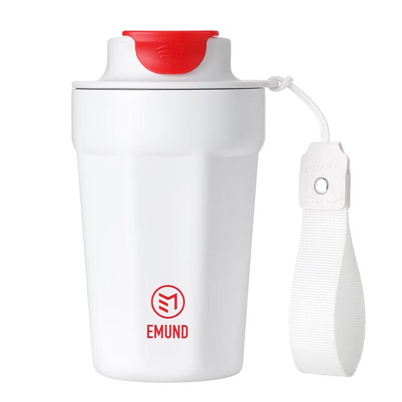 Aiemude 420ML Diamond Handle Insulated Coffee Mug