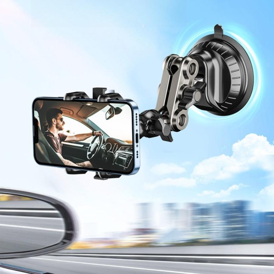 First-Person View Autohalterung - Saugnapfhalter für Telefone, GoPro & DJI Actionkameras, Stabilisierende Aufnahmeausrüstung