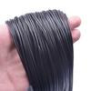 505560Cm Black Cord Leather Rope Chain Necklace Fastener Alloy Extended Chains Wax Pack Necklaces For Women Men Lobster Clasp