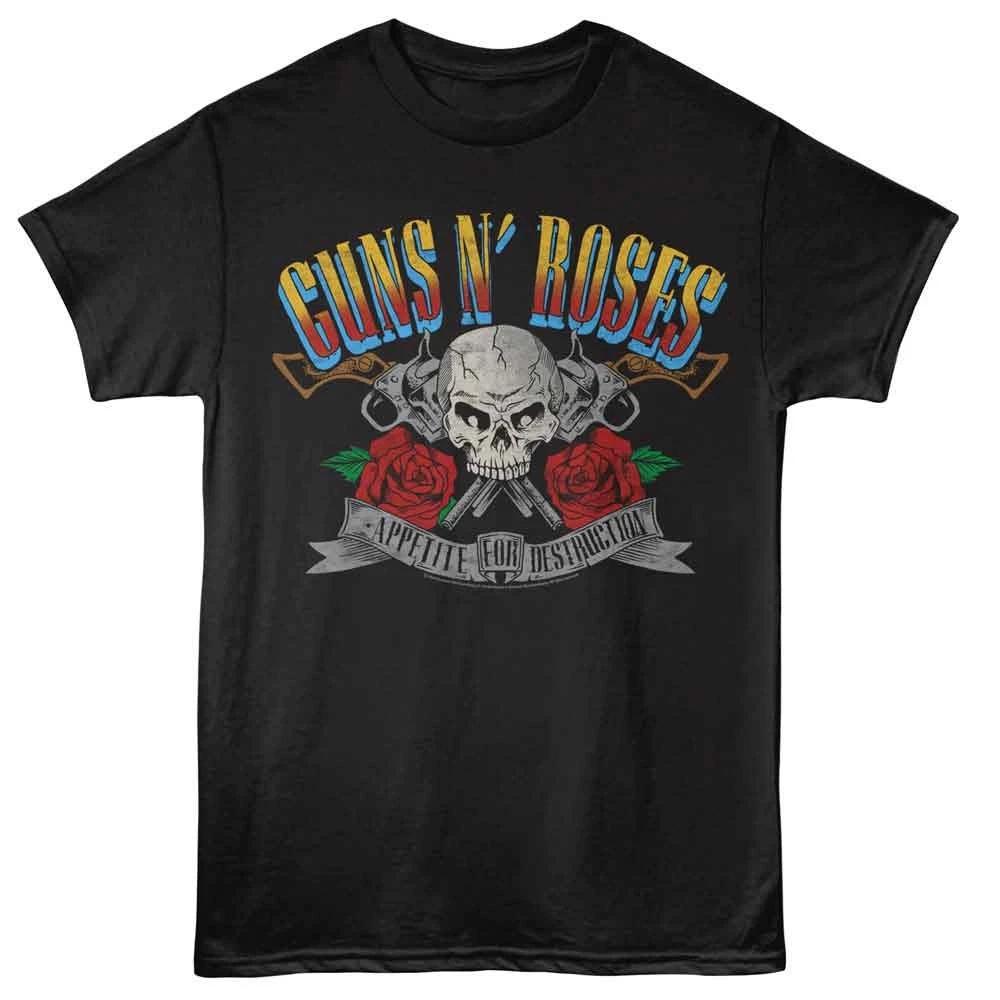 Guns N Roses Appetite For Distruction Black Music Shirt 120