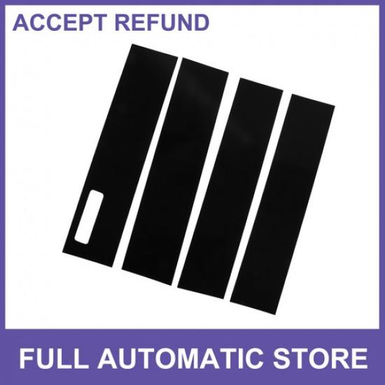 Car Pillar Window Trim Cover FOUR  for Ford F-150 2015- Black