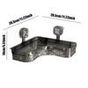 Corner Shower Shelves Heavy Duty Suction Cup Shower Organizer Corner Shelf Bathroom Organizer No Drilling Shower Shower