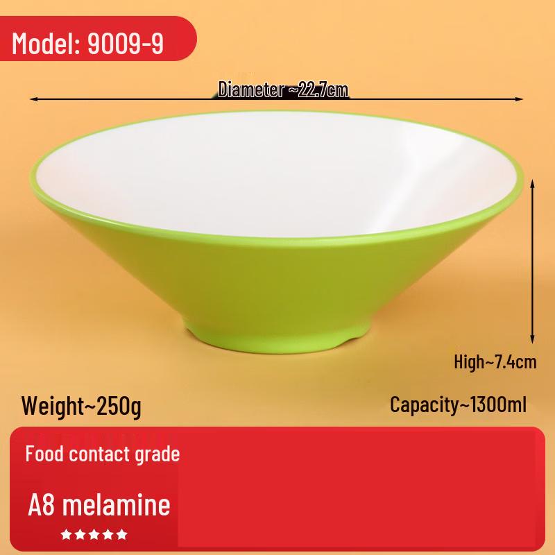 Jingbaodi Commercial Tempered Melamine Noodle Soup Bowl
