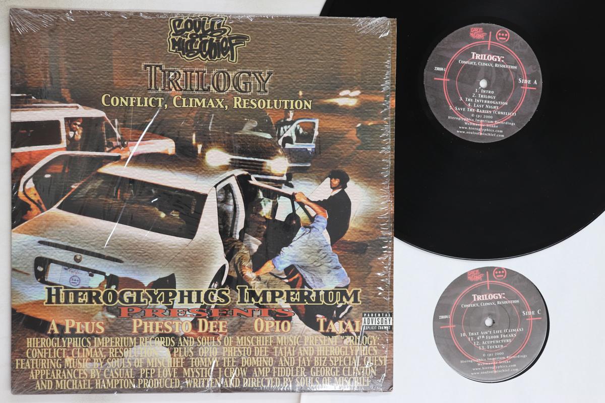 

LP Record SOULS OF MISCHIEF - Trilogy: Conflict, Climax, Resoluti 2301041 HIERO IMPERIUM 2000 US Rap & Hip-Hop/R&B Used