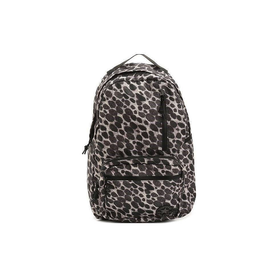 

Converse Chuck Taylor All Star Leopard Print Canvas Backpack Unisex Backpacks Black Brown 10004801-A08 Black Umber