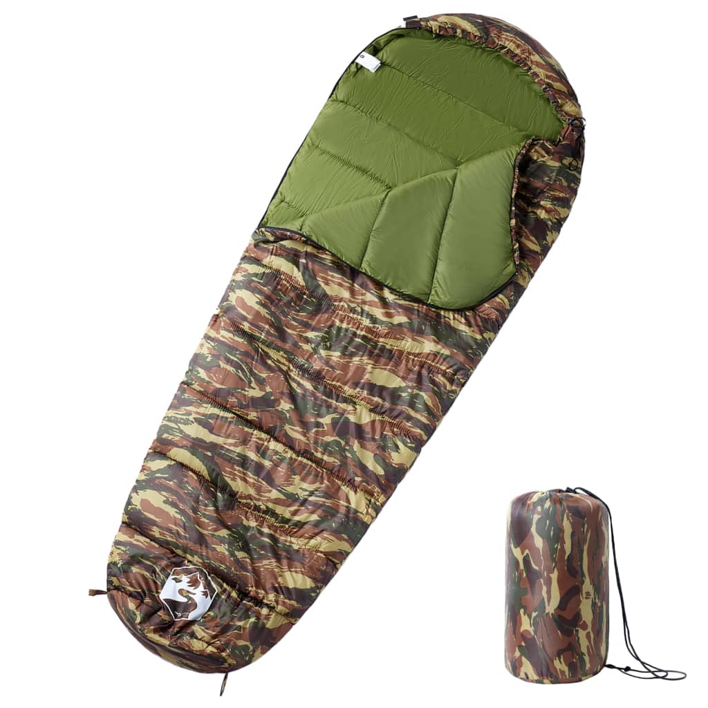 Vidaxl Mummy Sleeping Bag, For Adults, For 3 Seasons