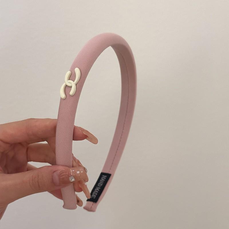 

Женский розовый летний широкий обруч для волос 2023: Головной убор Sweet Temperament для умывания лица