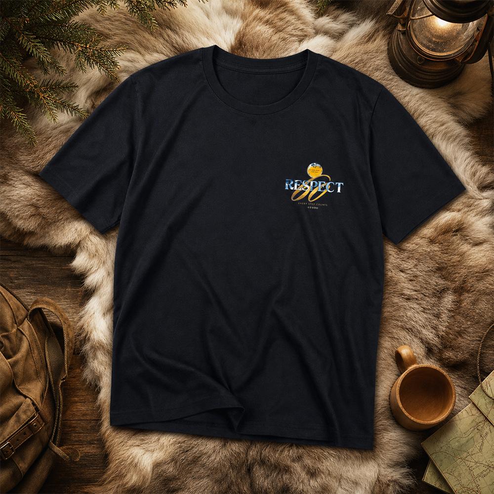 Uk Summer Bank Holiday Outdoor Parentchild Matching Respect Nature Print Tshirt Short Sleeve Breathable Tee For Hiking Camping