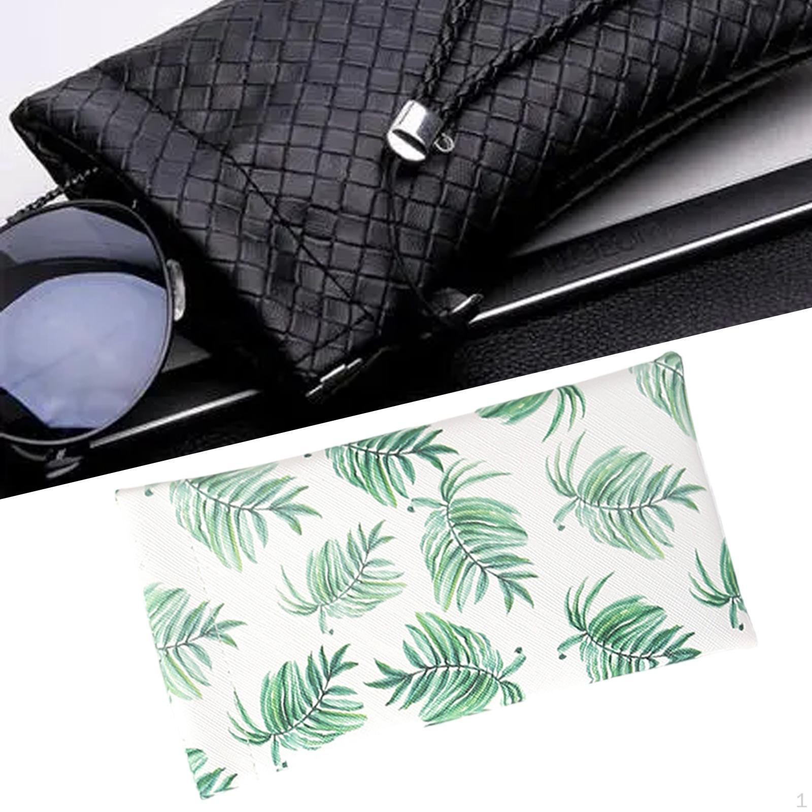 

Футляр для очков, чехол для очков Squeeze Top для женщин, удобная переноска, дорожные мягкие солнцезащитные очки из искусственной кожи Style D