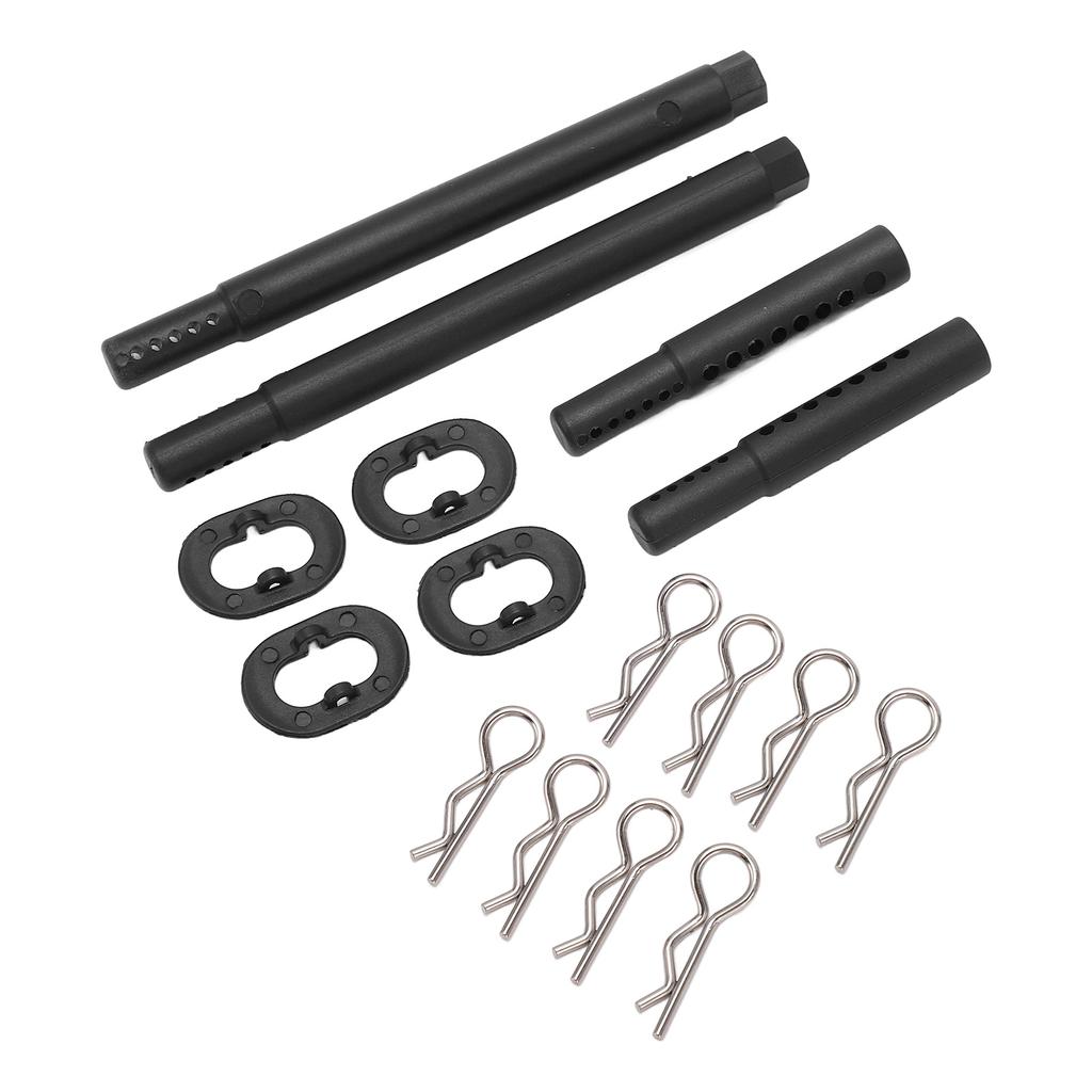 RC Body Mount Post Set Plastic RC Car Shell Holder with Steel Buckles for ZD Racing 1 7 EX07