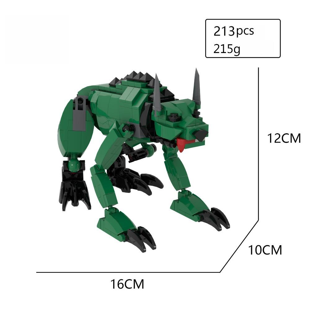 Garten Of Banban 9 Chapter Red Green Mix Monster Green Dog Black Cattle Building Blocks Xmas Toys Birthday Gifts Kids