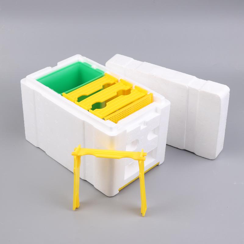 Queen Bee Breeding Box Bee Mating Box Foam Bee Hive Box Beekeeper Garden Pollination Breeding Case Beekeeping Equipment