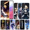 Fate Zero Stay Night Saber Soft Cover for Samsung Galaxy A17 A37 A57 A16 A26 A36 A56 A15 A14 A55 Phone Case A13 A53 A25 A35 A24
