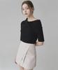 Hye Young Kim Double Diamond Line Mini Skirt - Light Beige