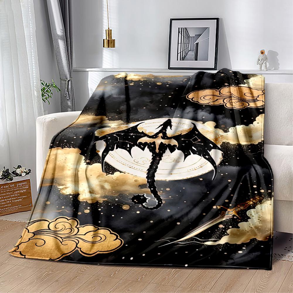 Gothic Style Blanket Ultra-Soft Suitable for Bedding Chair Sofa for All Occasions Stylish Decor Ideal Gift For Birthday Valentine'S Day