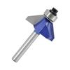 1/4” Shank Chamfer Router Bit 45 Degree Wood Bits Wear-resisting Bevel Milling Cutter  Furniture