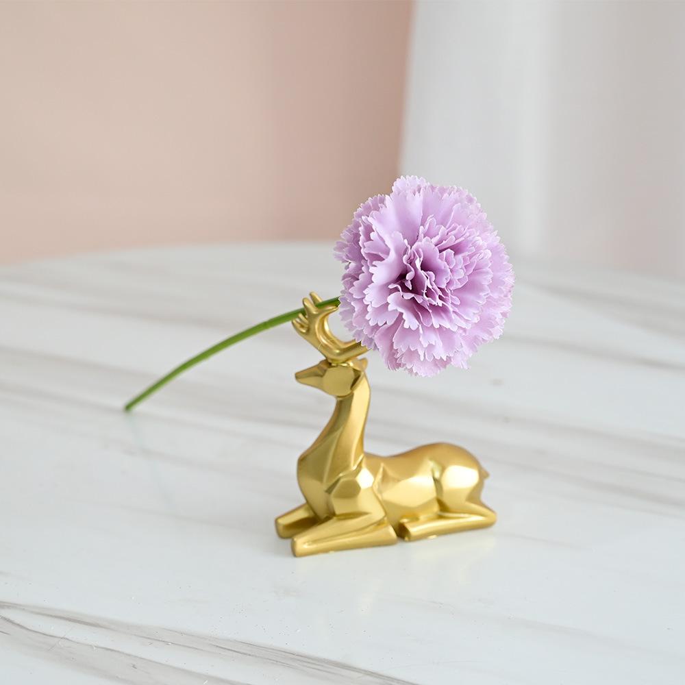 

Имитация цветка гвоздики одиночный искусственный шелковый цветок украшение дома подарок на День матери день учителя светло-фиолетовый