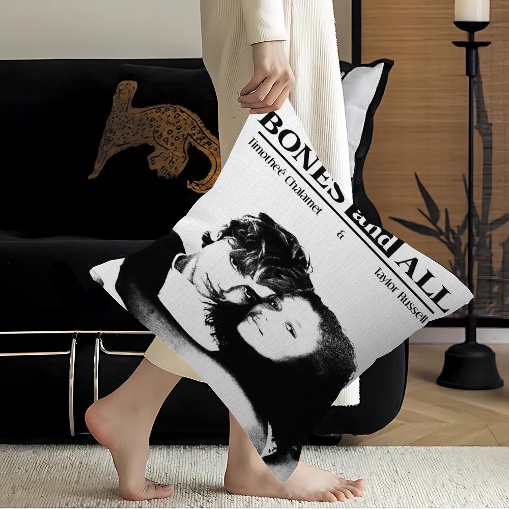 Bones and All Film Pillow Gift Home Office Decoration Bedroom Sofa Car Cushion Cover case 45x45