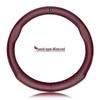 Genuine Leather Luxgen Steering Wheel Cover - Universal Fit for U6, Big 7, S5, U5, 7MPV, Na 5, Rui 3 Models