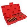 15pcs Metric Thread Chaser Set Carbon Steel Rethreading Tap Die Tool Kit Rethread Repair Tool