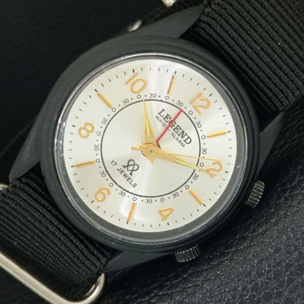 ВИНТАЖНЫЕ ЛЕГЕНДАРНЫЕ ШВЕЙЦАРСКИЕ МУЖСКИЕ МЕХАНИЧЕСКИЕ С БУДИЛЬНИКОМ ОТРЕСТАВРИРОВАННЫЕ ЧАСЫ a707541-1