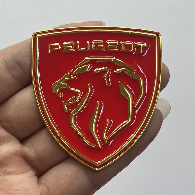 Наклейка з логотипом автомобіля Peugeot: Модифікація персоналізації для щитка, багажника та боковин
