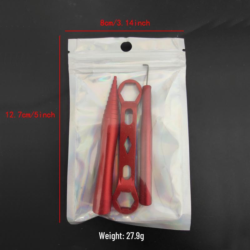 3-Piece Fishing Reel Maintenance Tool Set: Baitcasting and Spinning Reel Repair Wrench for Lure Modification and Disassembly.
