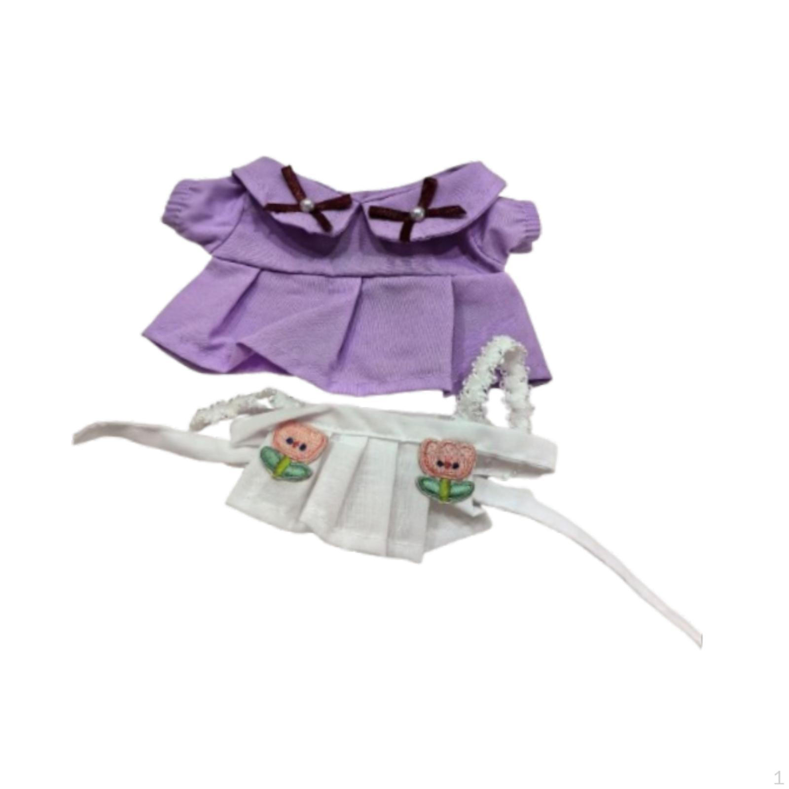 Кукольный наряд для роли горничной с фартуком — фото 7