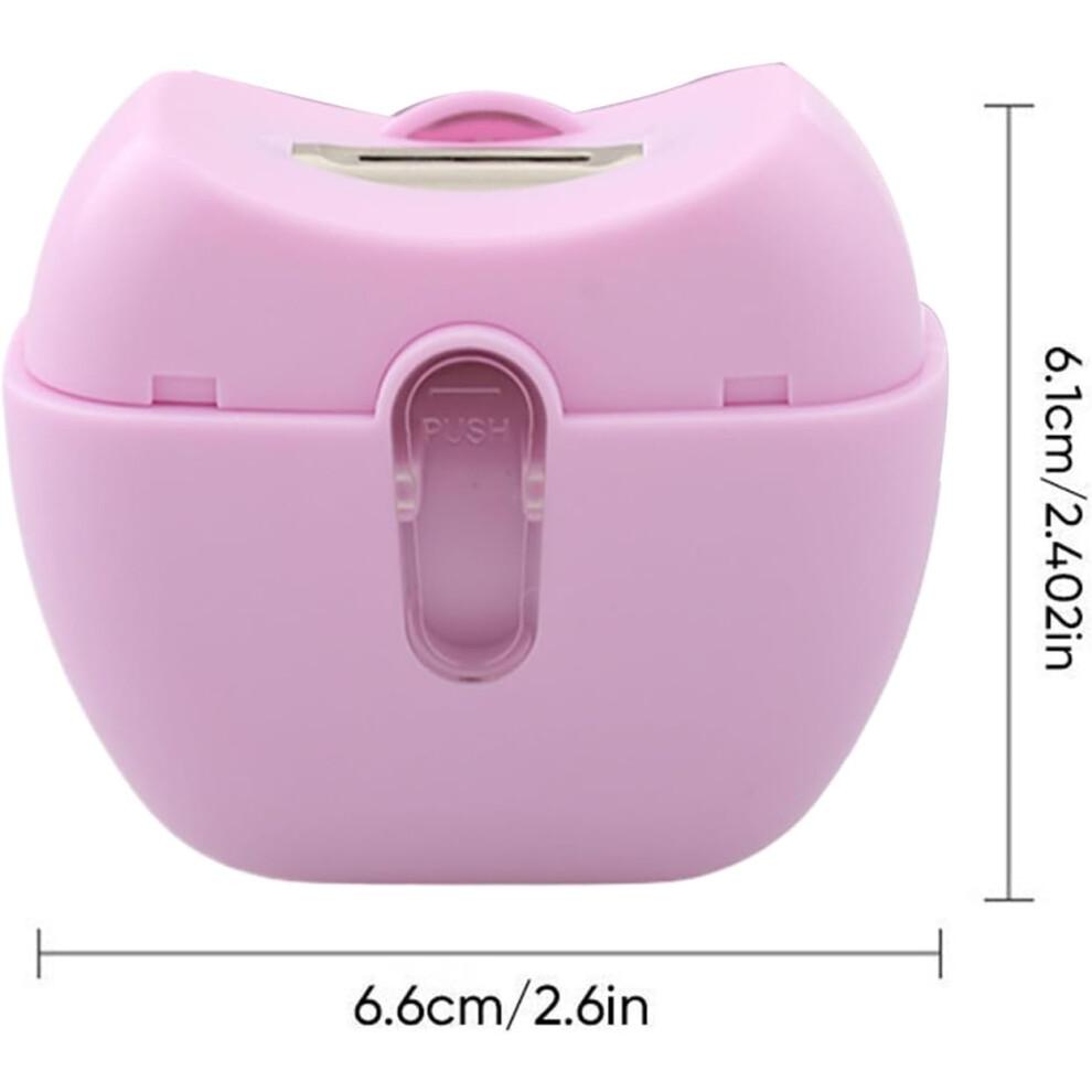 Elektrische Nagelschere Wiederaufladbarer Trimmer für Fingernägel Zehennägel, Rosa