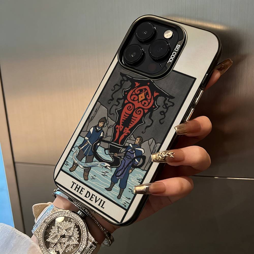 Avatar Tarot Phone Case For IPhone17  16 11 12 13 14 15 16 Pro Max Plus Cover Colored Silver Funda Bumber