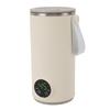 Tragbarer Milchwärmer und Mixer, Elektrischer Milchschaumer, Schnelles Aufheizen, Automatische Abschaltung, Integrierter rotierender Rührer, für Kaffee-Milch, Kabellos, 400 ml, Warm
