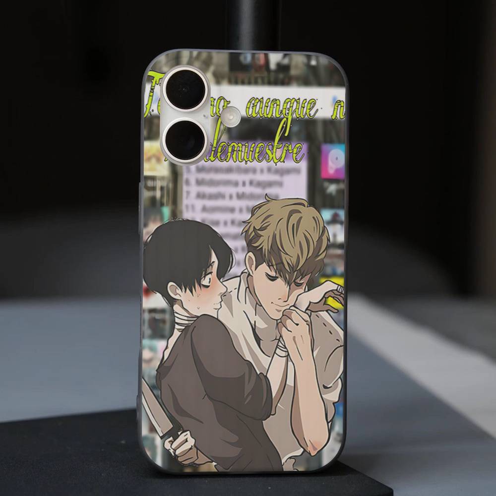 Anime Killing Stalking Phone Case For IPhone 17 16 15 14 13 12 11 Pro Max Plus Corrugated Bumper Back Cover Shell