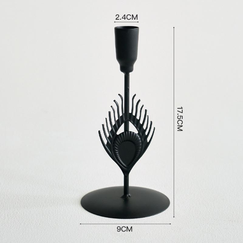 Metal HandicraftsRetro Candlelight Dinner Props Romantic Table Decorations Candlestick Ornaments